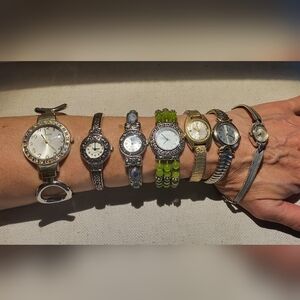 Lot Of 7 Wmans Watches